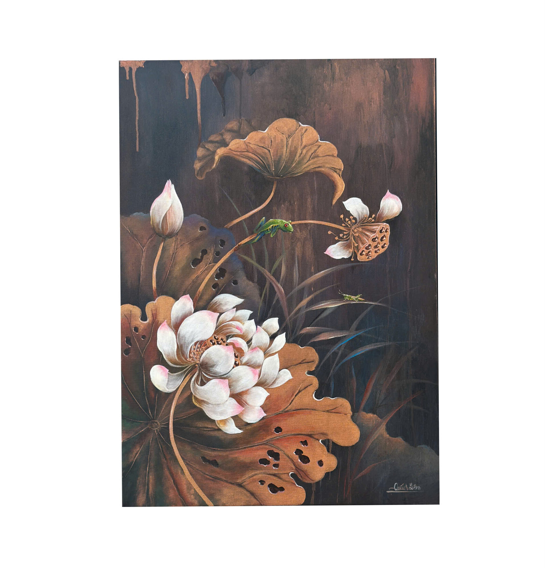 OLD LOTUS ( VẺ ĐẸP THỜI GIAN CỦA HOA SEN)